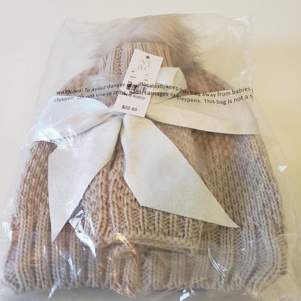 NY&C Beanie set NWT